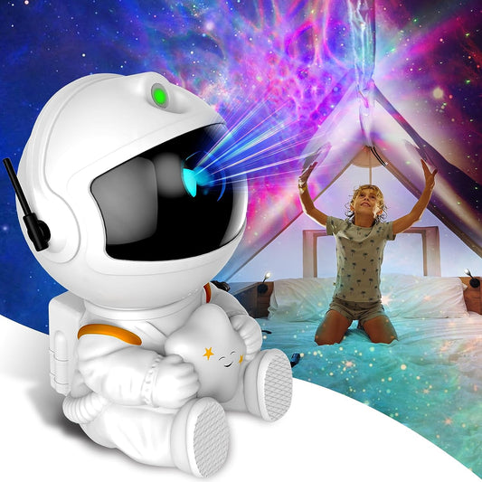 Astronaut Galaxy Projector, Night Light for Kids