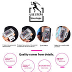 Ultimate Running Sports Phone Case Arm Band - Fits iPhone 15, 14 Pro Max, XR, 6, 7, 8 Plus & Samsung Note Series (Max 7 Inch)