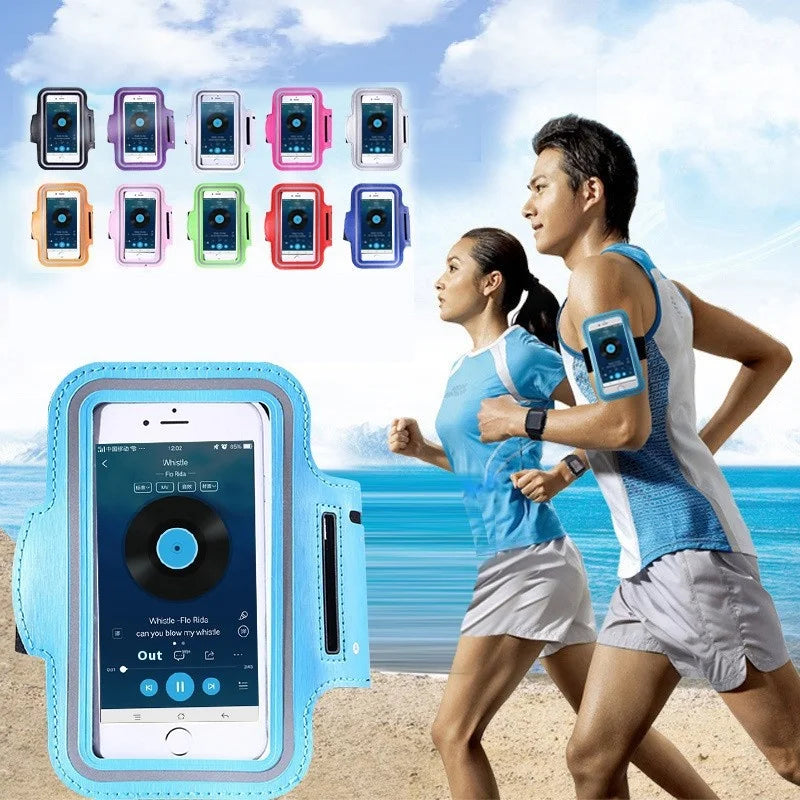 Ultimate Running Sports Phone Case Arm Band - Fits iPhone 15, 14 Pro Max, XR, 6, 7, 8 Plus & Samsung Note Series (Max 7 Inch)