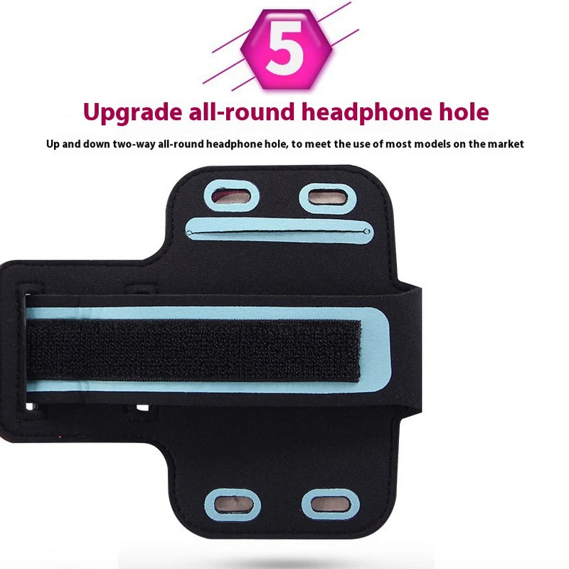 Ultimate Running Sports Phone Case Arm Band - Fits iPhone 15, 14 Pro Max, XR, 6, 7, 8 Plus & Samsung Note Series (Max 7 Inch)