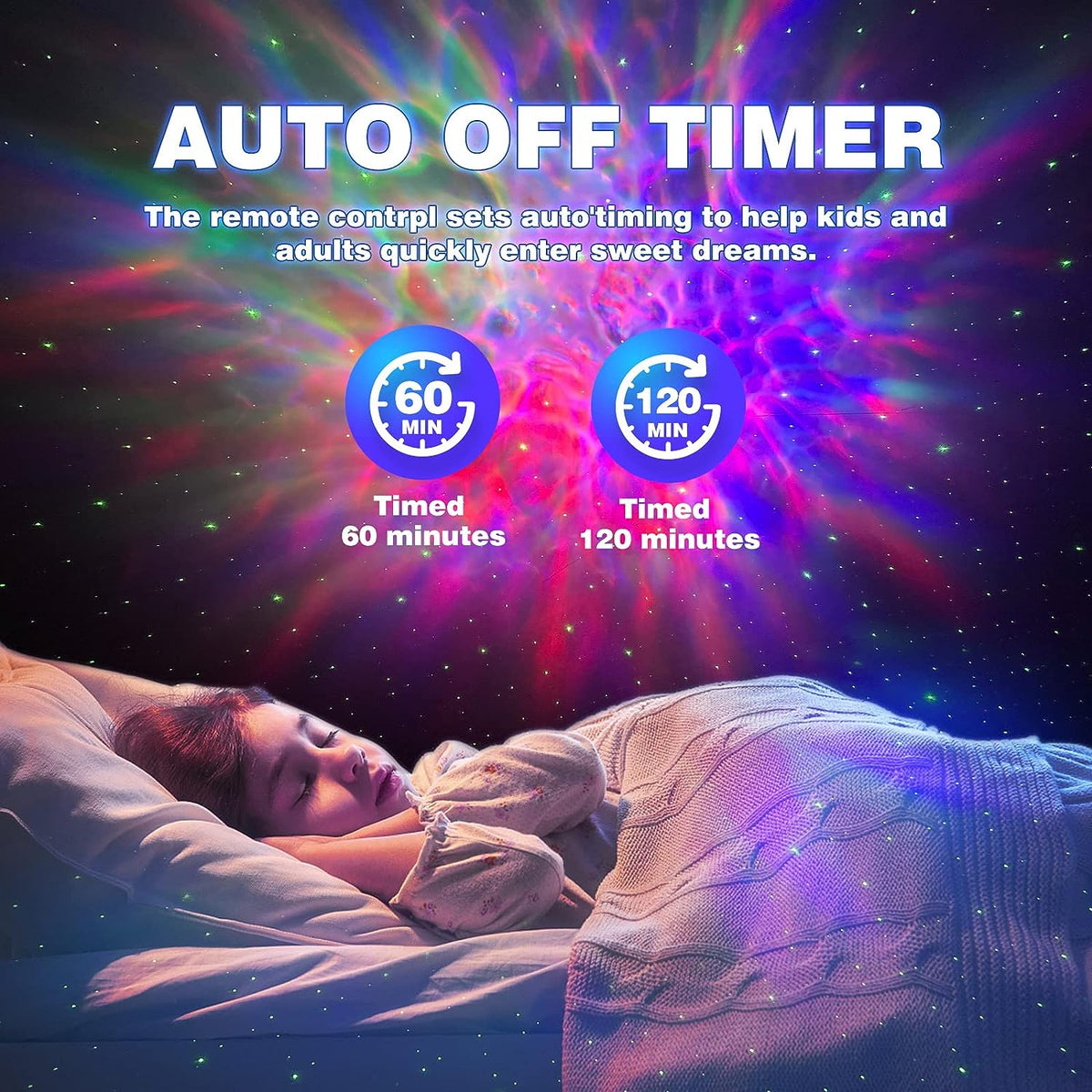 Astronaut Galaxy Projector, Night Light for Kids